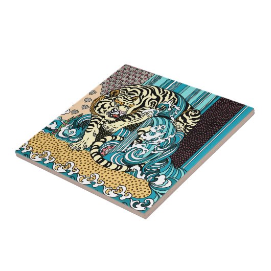 Feng Shui White Tiger Fliese (Seite)