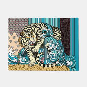 Feng Shui White Tiger Fußmatte