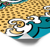 Feng Shui White Tiger Poster (Ecke)