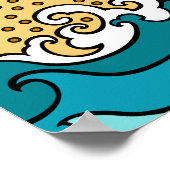 Feng Shui White Tiger Poster (Ecke)