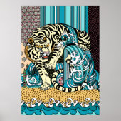 Feng Shui White Tiger Poster (Vorne)