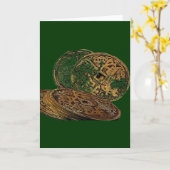 FENG SHUI WOALTH COINS KARTE (Gelbe Blume)