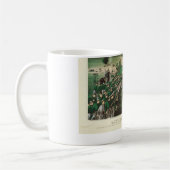 Fenian Überfall-Kampf von Ridgeway Kalkstein Ridge Kaffeetasse (Links)