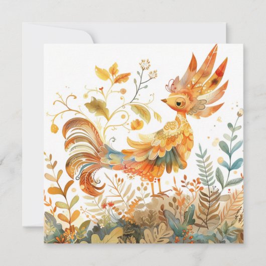 Feniks Billy kaart Feiertagskarte (Vorderseite)