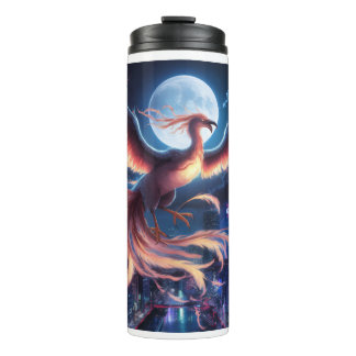Fênix flamejante Garrafa Térmica Thermosbecher