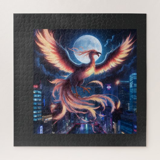 Fênix flamejante Quebra-cabeças Puzzle (Vertikal)
