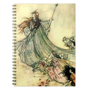„Fenkönigin“ von Arthur Rackham Notizblock