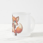 Fennec Explorer Columbus Day-Tasse Mattglastasse (VorderseiteRechts)