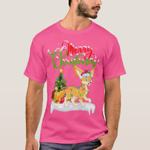 Fennec Fox Animal Lover Xmas Lighting Fennec Fox C T-Shirt