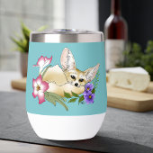 Fennec Fox Blume Niedlich