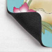 Fennec Fox Blume Niedlich Mousepad (Ecke)
