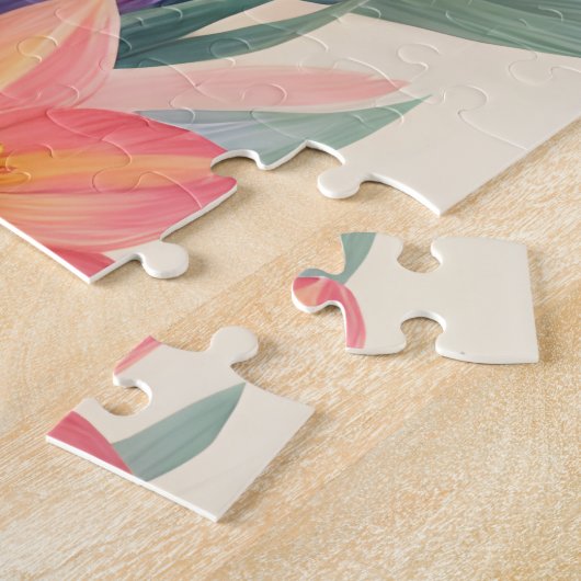 Fennec Fox Blumenbild Puzzle (Seite)