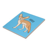 Fennec fox Cartoon Illustration Fliese (Seite)