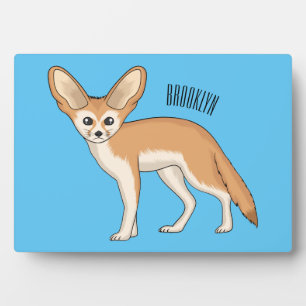 Fennec fox Cartoon Illustration Fotoplatte