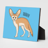 Fennec fox Cartoon Illustration Fotoplatte (Seite)