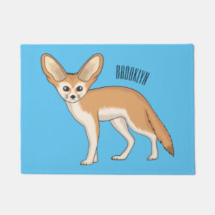 Fennec fox Cartoon Illustration Fußmatte