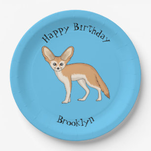 Fennec fox Cartoon Illustration Pappteller