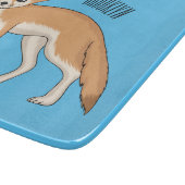 Fennec fox Cartoon Illustration Schneidebrett (Ecke)