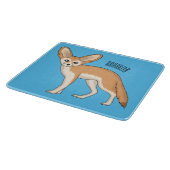 Fennec fox Cartoon Illustration Schneidebrett (Ecke)