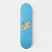 Fennec fox Cartoon Illustration Skateboard (Vorne)