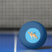 Fennec fox Cartoon Illustration Tischtennisball (Netto)
