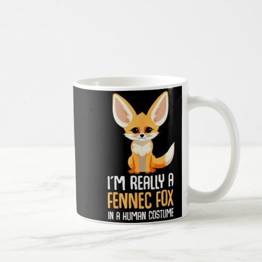 Fennec Fox Costume Girls Fox Kaffeetasse (Rechts)