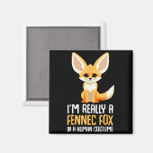 Fennec Fox Costume Girls Fox  Magnet (Vorderseite/Rückseite)