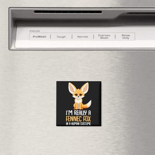 Fennec Fox Costume Girls Fox  Magnet (In Situ (Geschirrspüler))