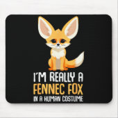 Fennec Fox Costume Girls Fox  Mousepad (Vorne)