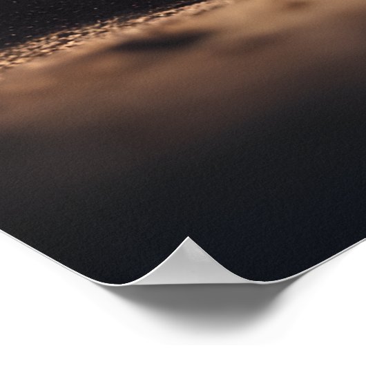 Fennec Fox in Motion Dynamic Desert Wildlife Poste Poster (Ecke)