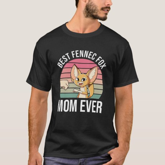 Fennec Fox Mama Fennec Fox T-Shirt (Vorderseite)