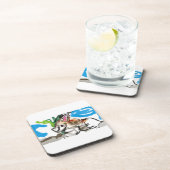 Fennec fox niedlich getränkeuntersetzer (Rechte Seite)