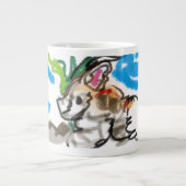 Fennec fox niedlich Jumbo-Tasse (Vorderseite)