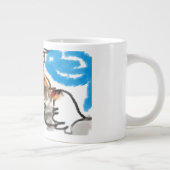 Fennec fox niedlich Jumbo-Tasse (Rechts)