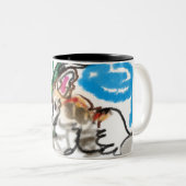 Fennec fox niedlich zweifarbige tasse (VorderseiteRechts)