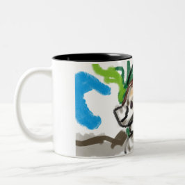 Fennec fox niedlich zweifarbige tasse