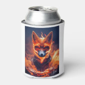 Fennec Fox on Fire Dosenkühler (Kanne Vorderseite)