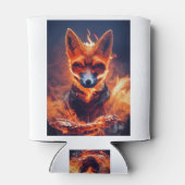 Fennec Fox on Fire Dosenkühler (Rückseite)