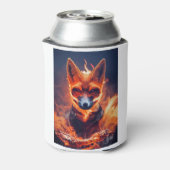 Fennec Fox on Fire Dosenkühler (Kanne Rückseite)