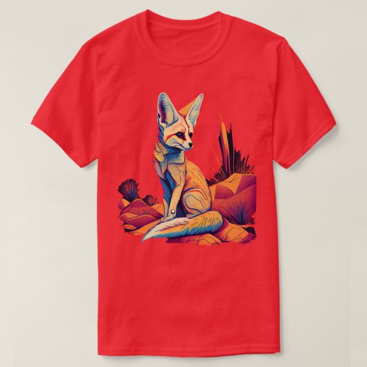 Fennec Fox T-Shirt (Design vorne)