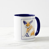 "Fennec Fox-" Tasse (VorderseiteRechts)