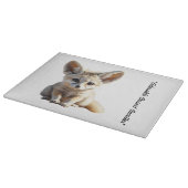 "Fennec Fox Trend" Schneidebrett (Ecke)