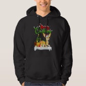 Fennec Fox Xmas Decorations Santa Fennec Fox Chr Hoodie (Vorderseite)
