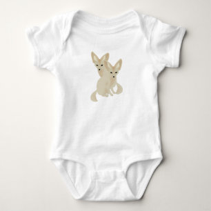Fennec Foxes Baby Bodysuit Strampler