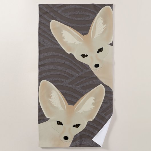 Fennec Foxes Badetuch (Vorderseite)