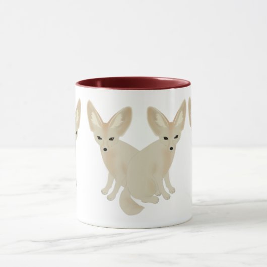 Fennec Foxes Tasse (Zentrum)