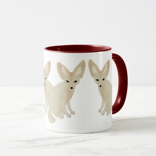 Fennec Foxes Tasse (VorderseiteRechts)