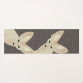 Fennec Foxes Yoga Mat Yogamatte (Rückseite (Horizontal))