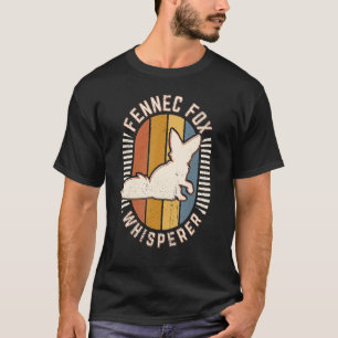 Fennec-Fuchs-Flüsterer Vintage-Klassiker Retro-Tie T-Shirt