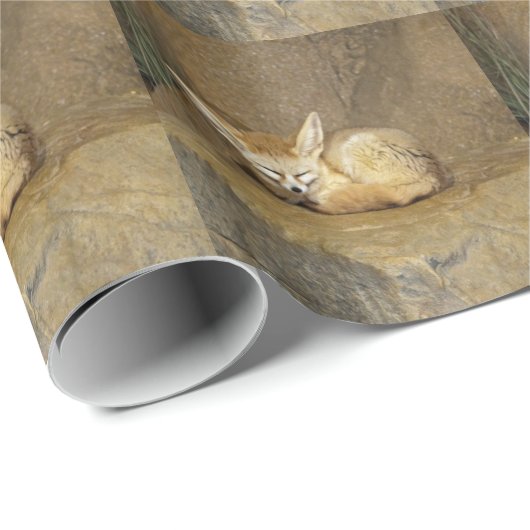 fennec Fuchs Geschenkpapier (Rolleneckpunkt)